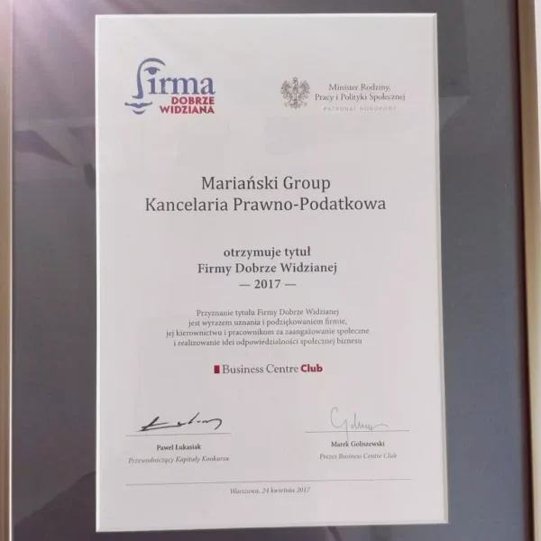 Mariański Group – Partnerem Gali Menedżer Roku Regionu Łódzkiego 2016