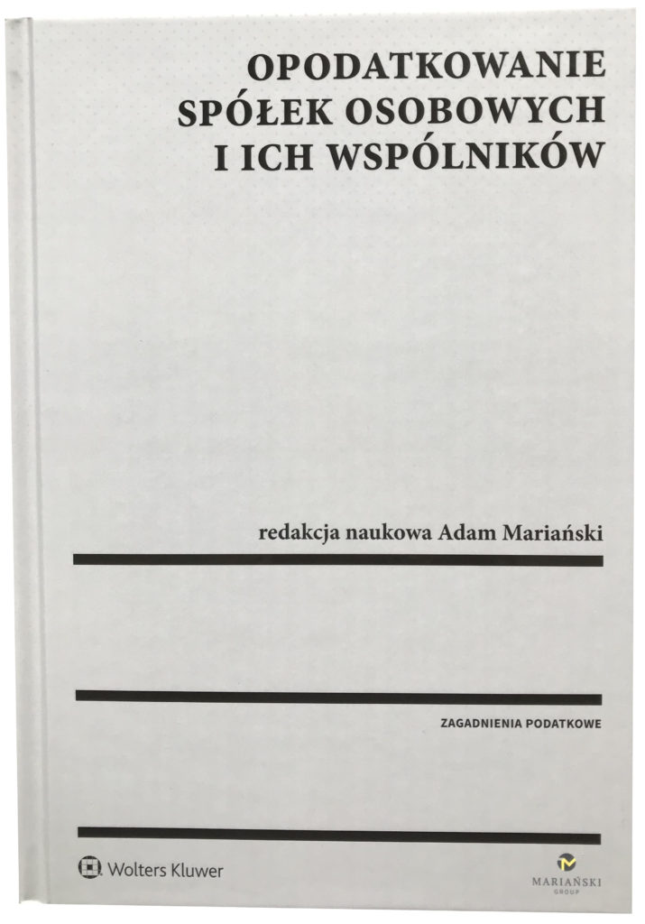 Opodatkowanie spółek osobowych i ich wspólników